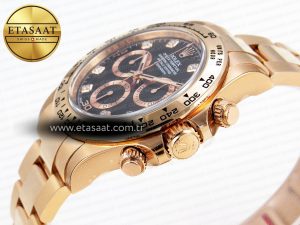Rolex Daytona Black Diamonds Dial SA4130 V2 - Görsel 6