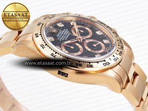 Rolex Daytona Black Diamonds Dial SA4130 V2 - Görsel 8