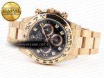 Rolex Daytona Black Diamonds Dial SA4130 V2 - Görsel 9
