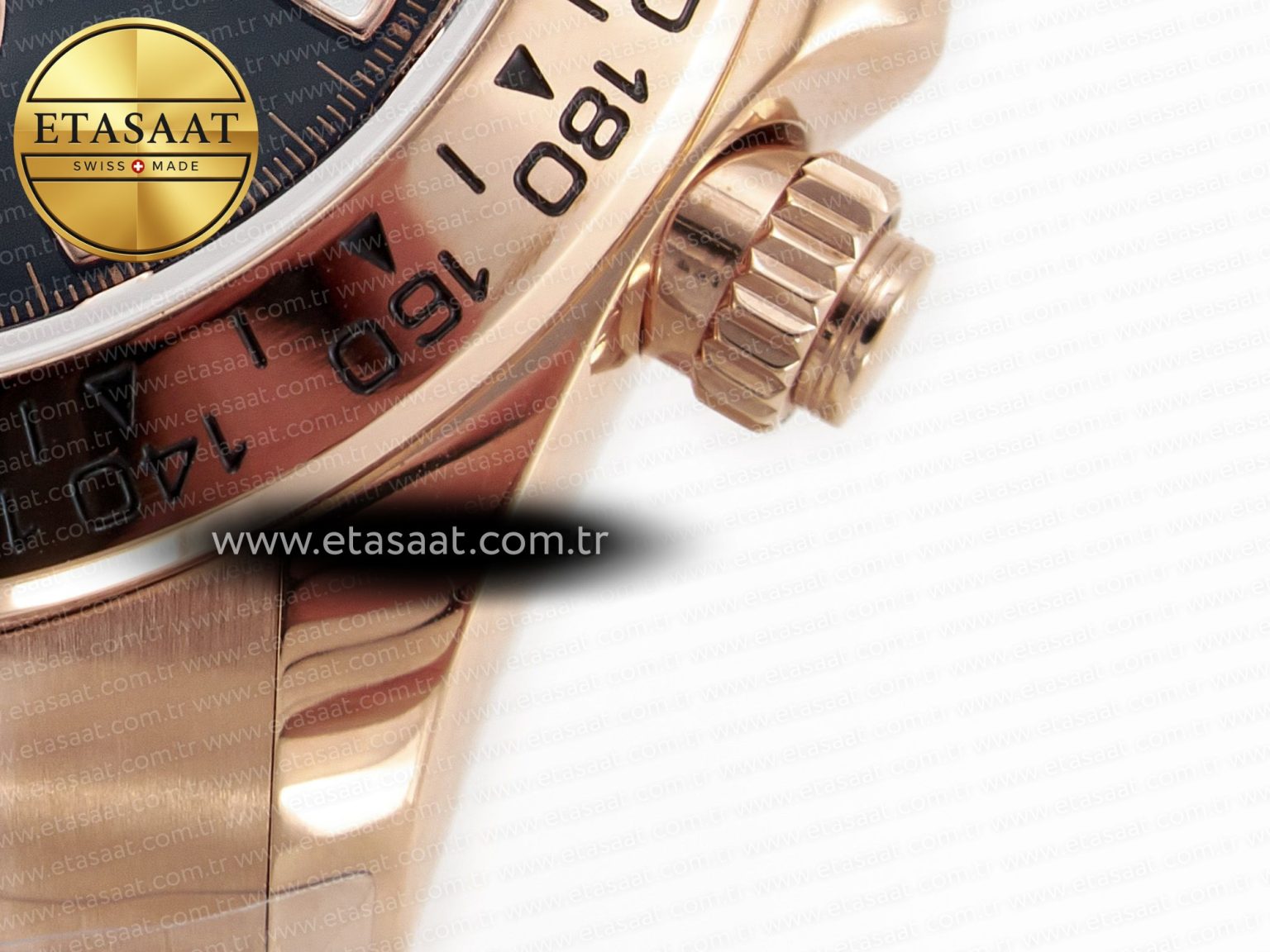 Daytona 116505 QF 1:1 Best Edition Black/RG Dial on RG Bracelet SH4130 V3 (Gain Weight) - Görsel 14