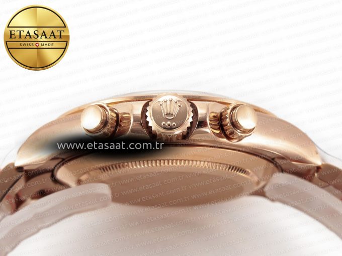 Daytona 116505 QF 1:1 Best Edition Brown Dial on RG Bracelet SH4130 V3 (Gain Weight) - Görsel 16