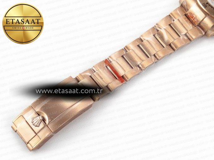 Daytona 116505 QF 1:1 Best Edition Brown Dial on RG Bracelet SH4130 V3 (Gain Weight) - Görsel 27