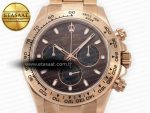 Daytona 116505 QF 1:1 Best Edition Brown Dial on RG Bracelet SH4130 V3 (Gain Weight) - Görsel 4