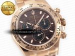 Daytona 116505 QF 1:1 Best Edition Brown Dial on RG Bracelet SH4130 V3 (Gain Weight) - Görsel 5