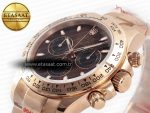 Daytona 116505 QF 1:1 Best Edition Brown Dial on RG Bracelet SH4130 V3 (Gain Weight) - Görsel 7