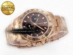 Daytona 116505 QF 1:1 Best Edition Brown Dial on RG Bracelet SH4130 V3 (Gain Weight) - Görsel 8