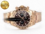 Daytona 116505 QF 1:1 Best Edition Brown Dial on RG Bracelet SH4130 V3 (Gain Weight) - Görsel 9