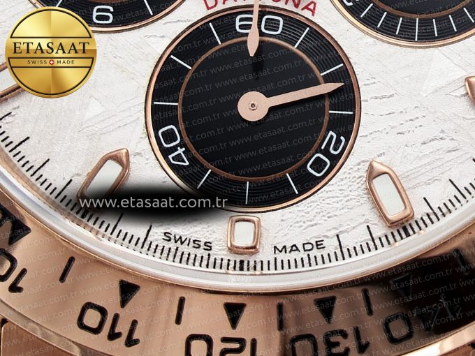 Daytona 116505 QF 1:1 Best Edition Meteorite Dial on RG Bracelet SH4130 V3 (Gain Weight) - Görsel 12