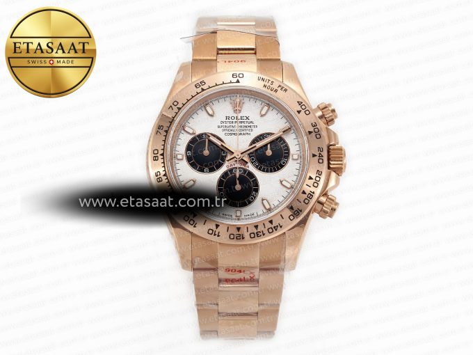 Daytona 116505 QF 1:1 Best Edition Meteorite Dial on RG Bracelet SH4130 V3 (Gain Weight) - Görsel 3