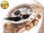 Daytona 116505 QF 1:1 Best Edition Meteorite Dial on RG Bracelet SH4130 V3 (Gain Weight) - Görsel 7