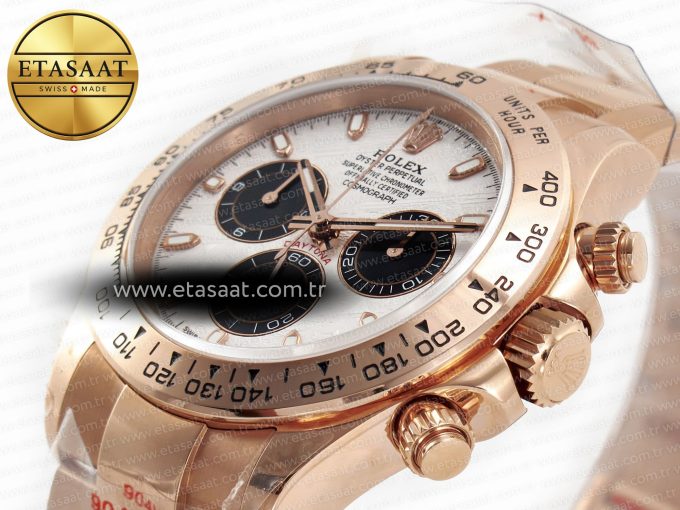 Daytona 116505 QF 1:1 Best Edition Meteorite Dial on RG Bracelet SH4130 V3 (Gain Weight) - Görsel 7