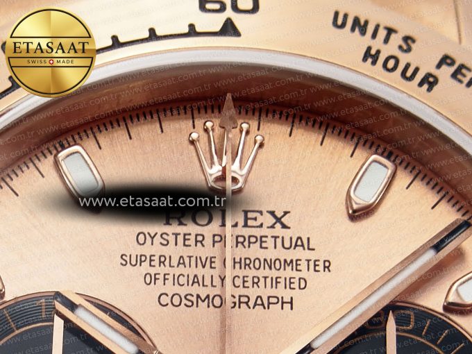 Daytona 116505 QF 1:1 Best Edition RG/Black Dial on RG Bracelet SH4130 V3 (Gain Weight) - Görsel 10