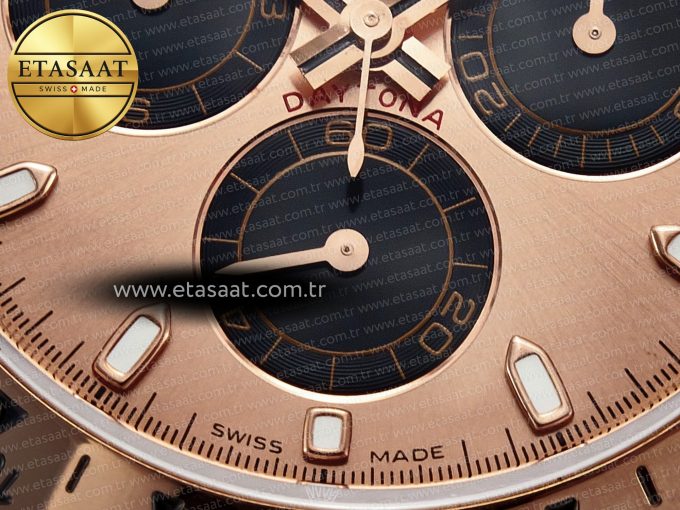 Daytona 116505 QF 1:1 Best Edition RG/Black Dial on RG Bracelet SH4130 V3 (Gain Weight) - Görsel 12
