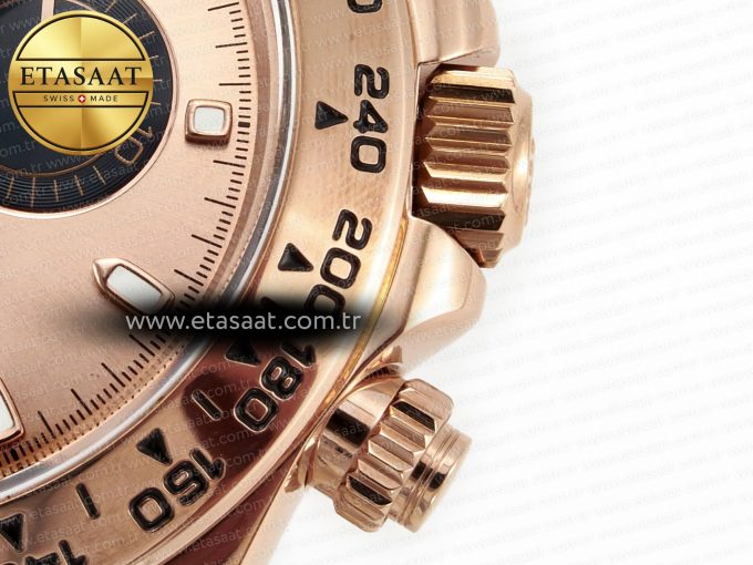 Daytona 116505 QF 1:1 Best Edition RG/Black Dial on RG Bracelet SH4130 V3 (Gain Weight) - Görsel 13