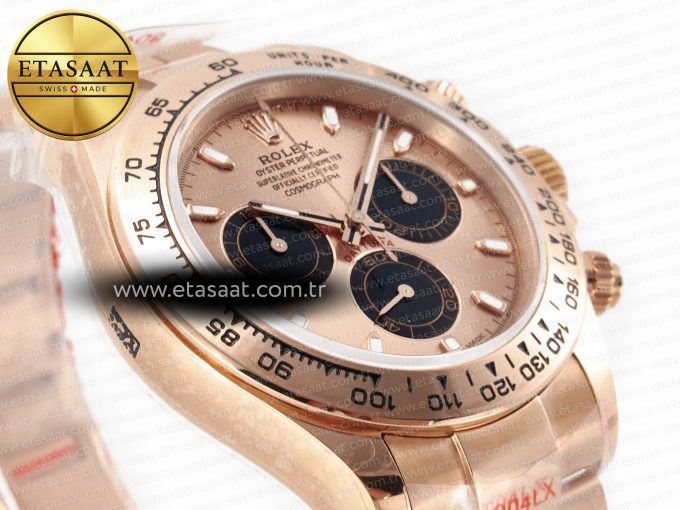 Daytona 116505 QF 1:1 Best Edition RG/Black Dial on RG Bracelet SH4130 V3 (Gain Weight) - Görsel 6