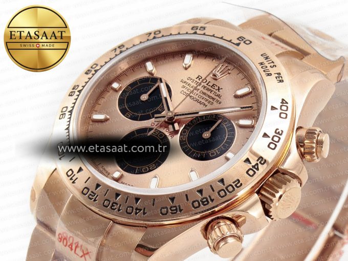 Daytona 116505 QF 1:1 Best Edition RG/Black Dial on RG Bracelet SH4130 V3 (Gain Weight) - Görsel 7