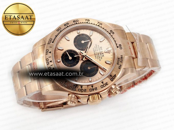 Daytona 116505 QF 1:1 Best Edition RG/Black Dial on RG Bracelet SH4130 V3 (Gain Weight) - Görsel 8