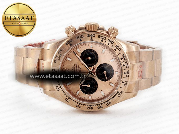 Daytona 116505 QF 1:1 Best Edition RG/Black Dial on RG Bracelet SH4130 V3 (Gain Weight) - Görsel 9