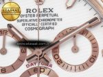 Daytona 116505 QF 1:1 Best Edition White Dial on RG Bracelet SH4130 V3 (Gain Weight) - Görsel 11