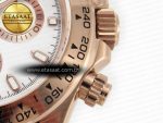 Daytona 116505 QF 1:1 Best Edition White Dial on RG Bracelet SH4130 V3 (Gain Weight) - Görsel 13
