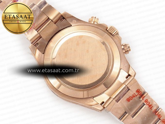 Daytona 116505 QF 1:1 Best Edition White Dial on RG Bracelet SH4130 V3 (Gain Weight) - Görsel 18