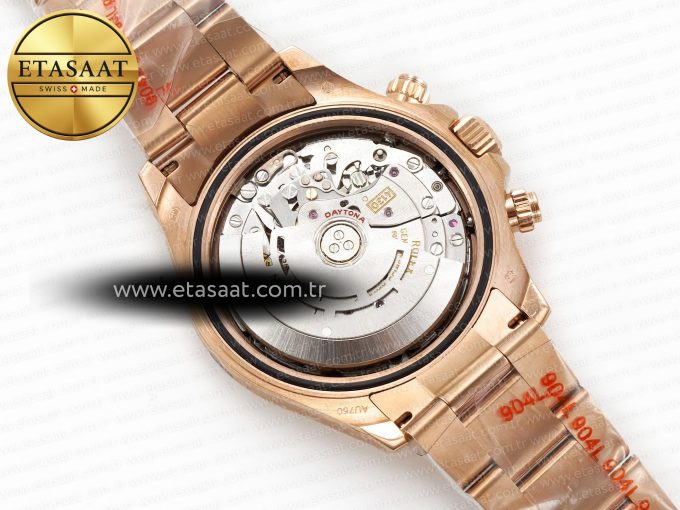 Daytona 116505 QF 1:1 Best Edition White Dial on RG Bracelet SH4130 V3 (Gain Weight) - Görsel 20