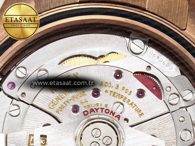 Daytona 116505 QF 1:1 Best Edition White Dial on RG Bracelet SH4130 V3 (Gain Weight) - Görsel 23