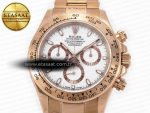 Daytona 116505 QF 1:1 Best Edition White Dial on RG Bracelet SH4130 V3 (Gain Weight) - Görsel 4