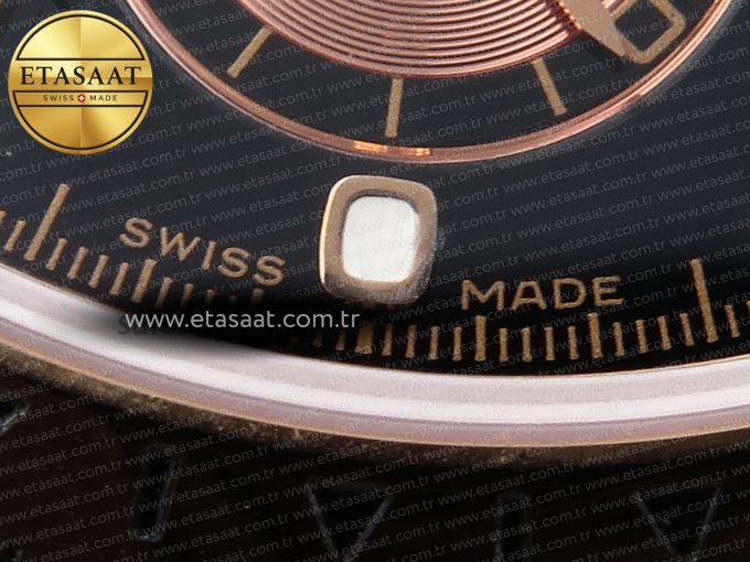 Daytona 116505 RG OMF Best Edition Black/RG Dial on RG Bracelet A7750 (Slim Movement) - Görsel 13