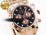 Daytona 116505 RG OMF Best Edition Black/RG Dial on RG Bracelet A7750 (Slim Movement) - Görsel 5