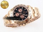 Daytona 116505 RG OMF Best Edition Black/RG Dial on RG Bracelet A7750 (Slim Movement) - Görsel 7