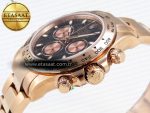 Daytona 116505 RG OMF Best Edition Black/RG Dial on RG Bracelet A7750 (Slim Movement) - Görsel 8