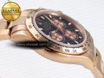Daytona 116505 RG OMF Best Edition Black/RG Dial on RG Bracelet A7750 (Slim Movement) - Görsel 9