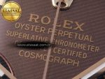 Daytona 116505 RG OMF Best Edition Brown/Black Dial on RG Bracelet A7750 (Slim Movement) - Görsel 10