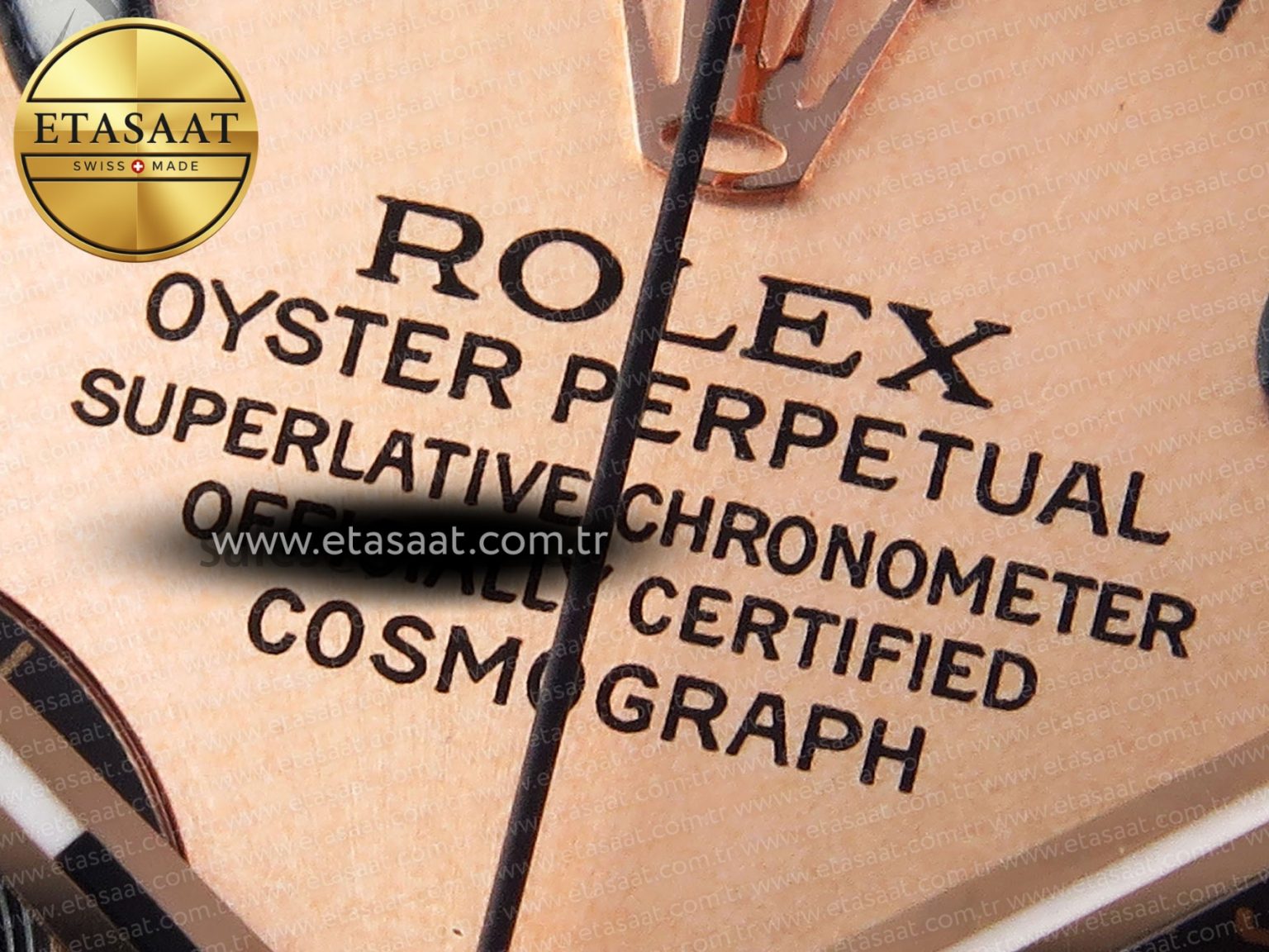 Daytona 116505 RG OMF Best Edition RG/Black Dial on RG Bracelet A7750 (Slim Movement) - Görsel 10
