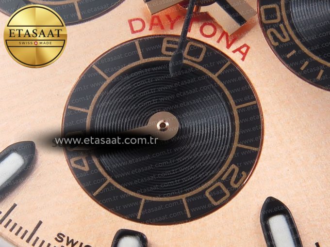 Daytona 116505 RG OMF Best Edition RG/Black Dial on RG Bracelet A7750 (Slim Movement) - Görsel 12