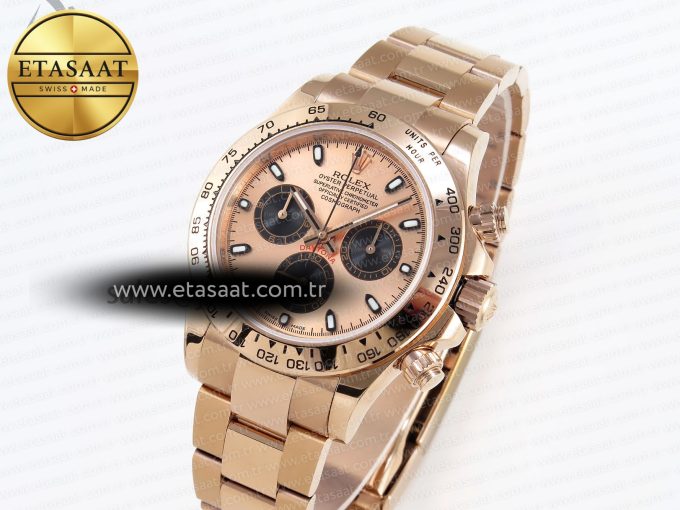 Daytona 116505 RG OMF Best Edition RG/Black Dial on RG Bracelet A7750 (Slim Movement) - Görsel 2