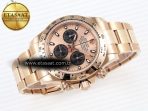 Daytona 116505 RG OMF Best Edition RG/Black Dial on RG Bracelet A7750 (Slim Movement) - Görsel 7