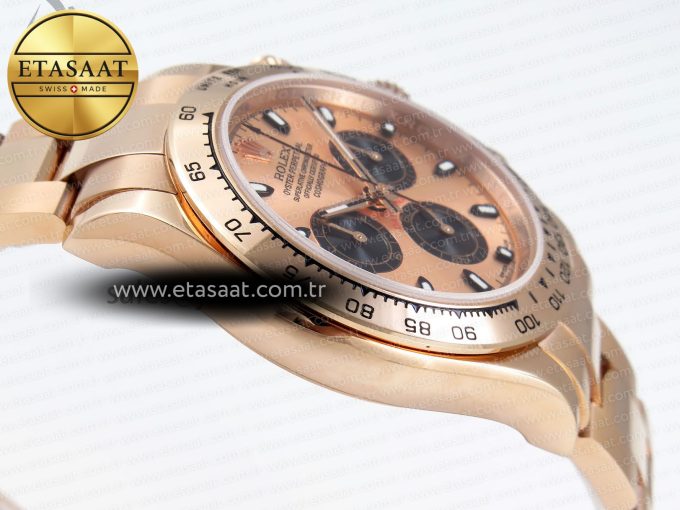 Daytona 116505 RG OMF Best Edition RG/Black Dial on RG Bracelet A7750 (Slim Movement) - Görsel 9