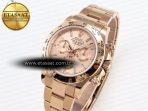 Daytona 116505 RG OMF Best Edition RG Crystal Dial on RG Bracelet A7750 (Slim Movement)