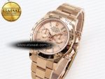 Daytona 116505 RG OMF Best Edition RG Crystal Dial on RG Bracelet A7750 (Slim Movement) - Görsel 2