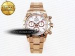 Daytona 116505 RG OMF Best Edition White Dial on RG Bracelet A7750 (Slim Movement) - Görsel 3