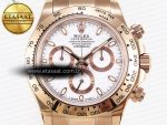 Daytona 116505 RG OMF Best Edition White Dial on RG Bracelet A7750 (Slim Movement) - Görsel 4