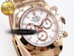 Daytona 116505 RG OMF Best Edition White Dial on RG Bracelet A7750 (Slim Movement) - Görsel 5
