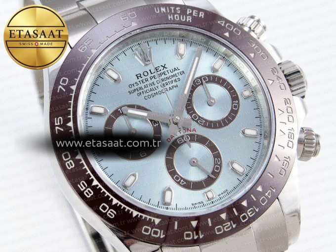 Daytona 116506 APSF 1:1 Best Edition Ice Blue Dial on SS Bracelet SH4130 - Görsel 5