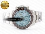 Daytona 116506 Clean 1:1 Best Edition Ice Blue Dial Crystal Markers on SS Bracelet SA4130 V2 - Görsel 12