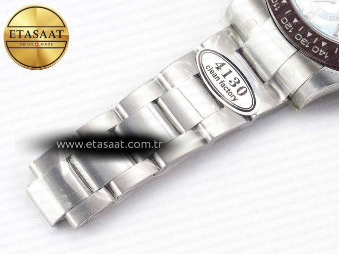 Daytona 116506 Clean 1:1 Best Edition Ice Blue Dial Crystal Markers on SS Bracelet SA4130 V2 - Görsel 25