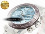 Daytona 116506 Clean 1:1 Best Edition Ice Blue Dial Crystal Markers on SS Bracelet SA4130 V2 - Görsel 7