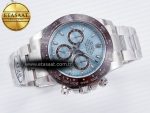 Daytona 116506 Clean 1:1 Best Edition Ice Blue Dial Markers on SS Bracelet SA4130 v2 - Görsel 10