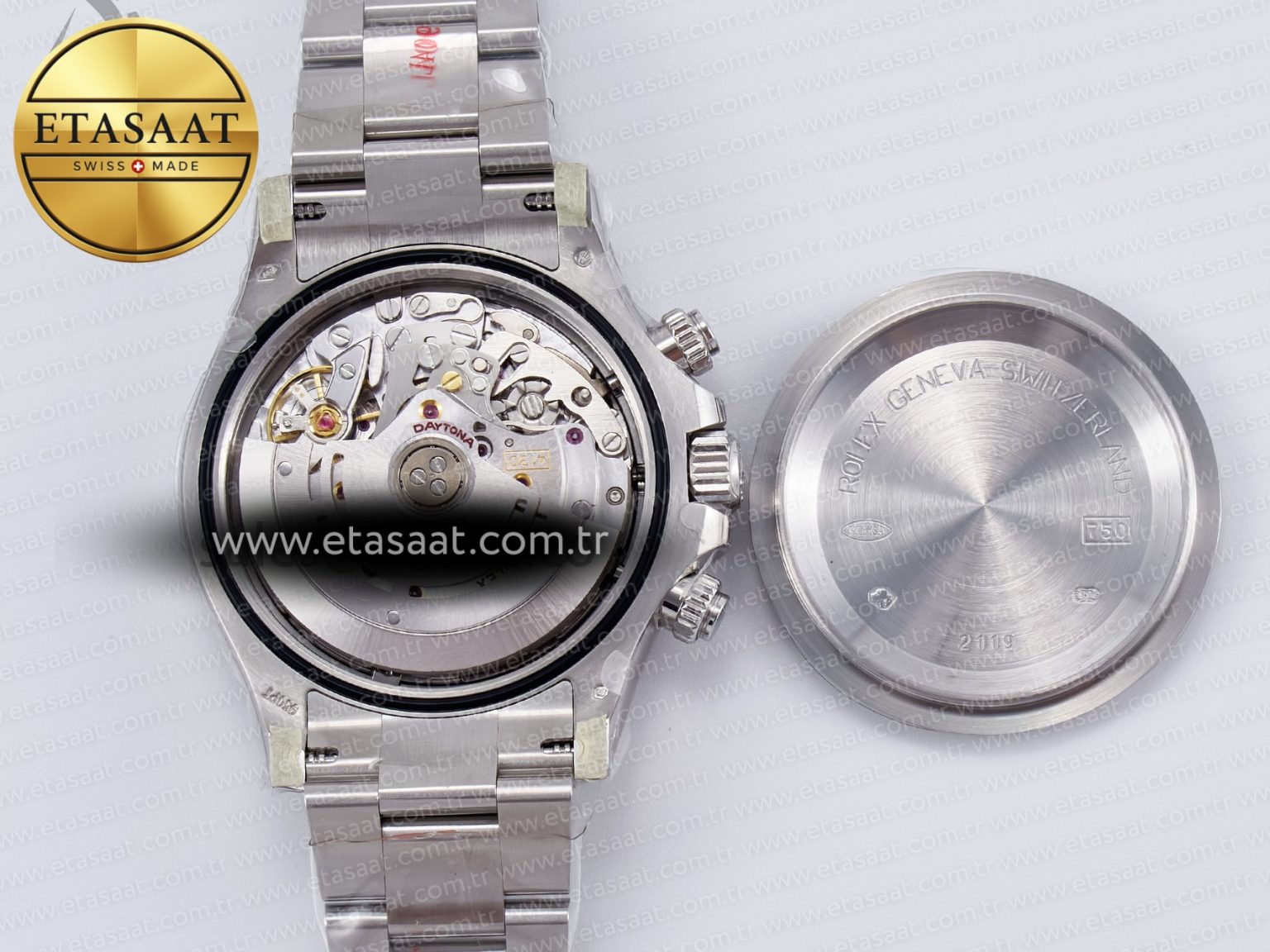 Daytona 116506 Clean 1:1 Best Edition Ice Blue Dial Markers on SS Bracelet SA4130 v2 - Görsel 20